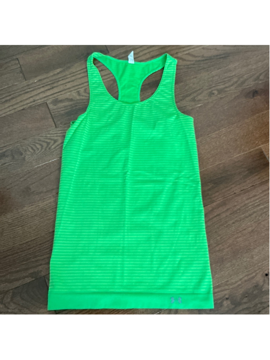 Under Armour Other - Women's Under Armour Green Striped HeatGear Sports Bra S